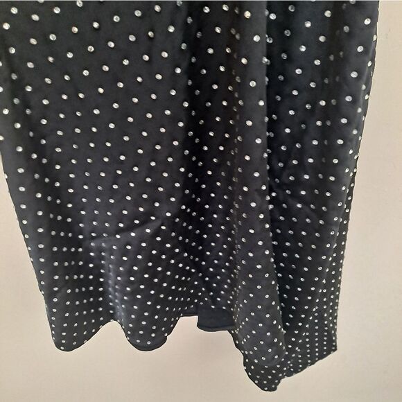 NEW Weworewhat ASYMMETRICAL DRESS WITH CRYSTAL STONES Size 2 - Picture 5 of 10